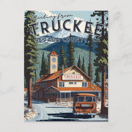Truckee, CA Briefkaart (Voorkant)