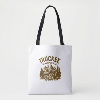 Truckee, CA Souvenir Canvas tas