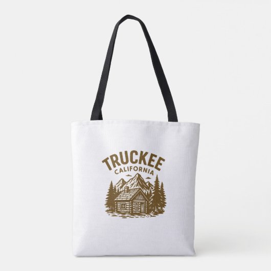 Truckee, CA Souvenir Canvas tas (Achterkant)