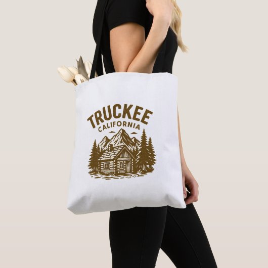 Truckee, CA Souvenir Canvas tas (Dichtbij)