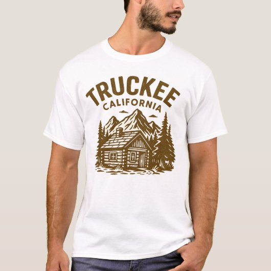 Truckee, CA Souvenir T-shirt (Voorkant)