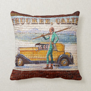 Truckee California Mural 2012 Kussen