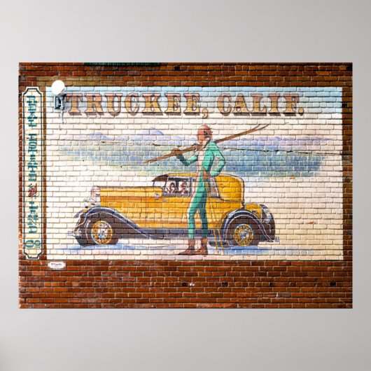 Truckee California Mural 2012 Poster (Voorkant)