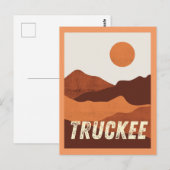 Truckee, Californië-Briefkaart voor berglandschap Briefkaart (Voorkant / Achterkant)