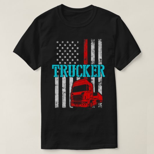 Trucker 2973 t-shirt (Design voorkant)