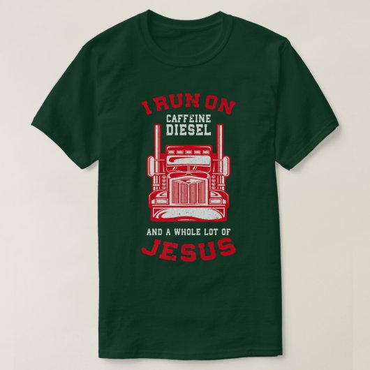 Trucker-Accessoires voor vrachtwagenchauffeur en d T-shirt (Design voorkant)