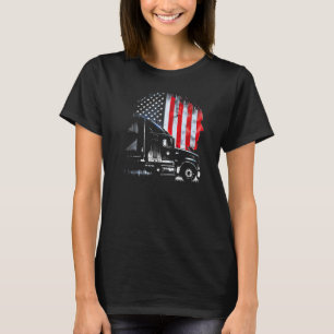 Trucker Amerikaanse Big Rigs Diesel Vrachtwagencha T-shirt