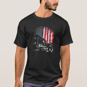 Trucker Amerikaanse Big Rigs Diesel Vrachtwagencha T-shirt