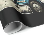 Trucker Amerikaanse vlag voor patriottische vracht Cadeaupapier (Rol Hoek)