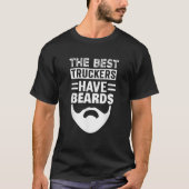 Trucker Beard Truck Driver T-shirt (Voorkant)