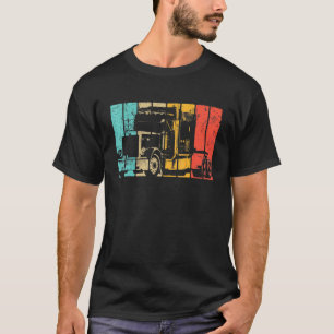  Trucker Big Rig Semi Trailer Retro Truck D T-shirt