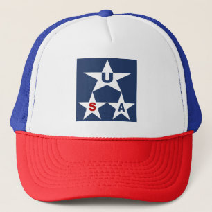 TRUCKER BLANC ROYAL NEW DESIGN USA PET