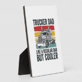 Trucker Dad Like a Regular Dad But Cooler Shirt_1 Fotoplaat (Zijkant)