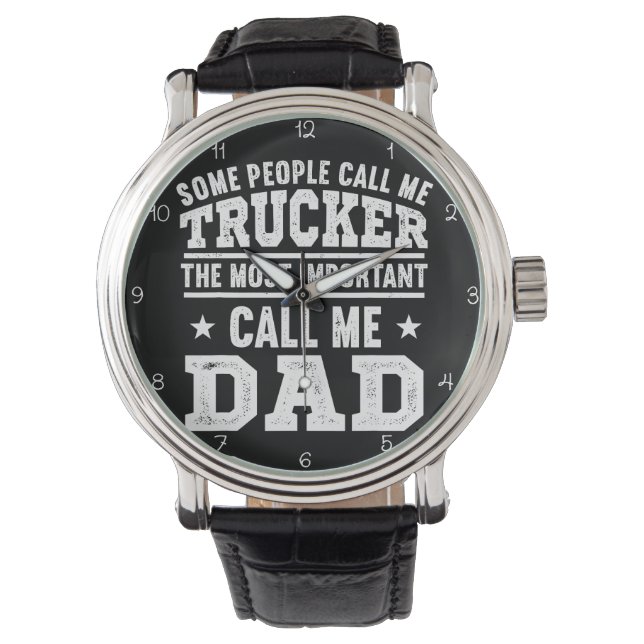 Trucker Dad: Most Important Call Horloge (Voorkant)