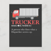 Trucker Definition Briefkaart (Voorkant)