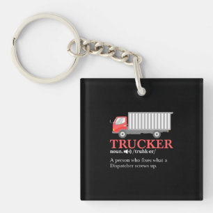 Trucker Definition Sleutelhanger