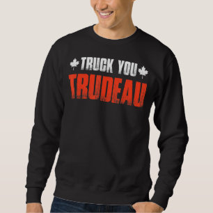 Trucker die Trudeau Retro Trucker ondersteunt Free Trui
