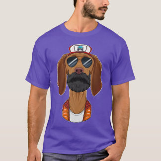 Trucker Dog I Truck Driver Vizsla T-shirt