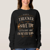 Trucker Driver Trui (Voorkant)