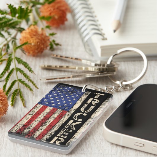 Trucker Flag Sleutelhanger (Voorkant Rechts)