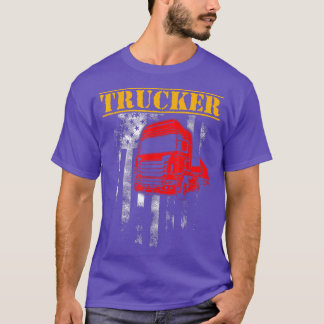 Trucker Funny Truck Driver3022 T-shirt