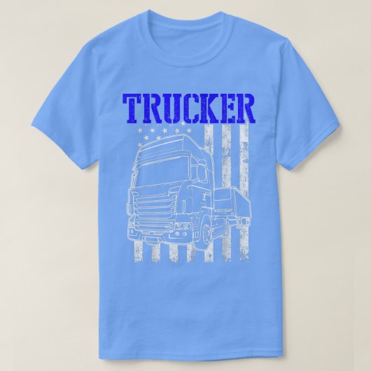 Trucker Funny Truck Driver 2991 T-shirt (Design voorkant)