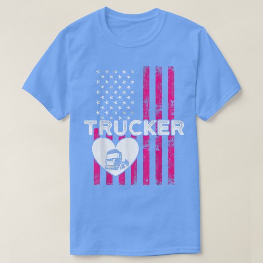 Trucker Funny Truck Driver 3007 T-shirt (Design voorkant)