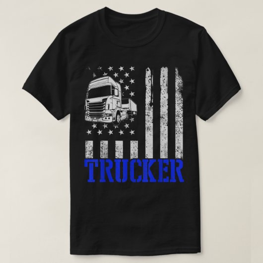 Trucker Funny Truck Driver 3013 T-shirt (Design voorkant)
