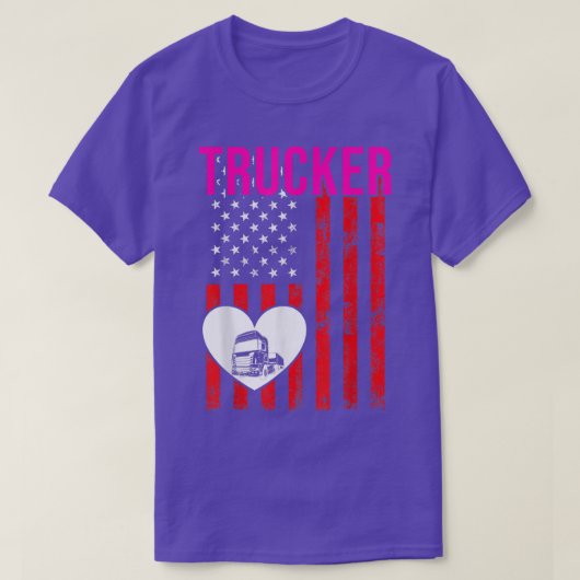 Trucker Funny Truck Driver 3019 T-shirt (Design voorkant)