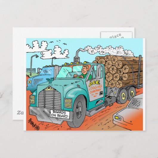 Trucker Gifts Briefkaart (Voorkant / Achterkant)