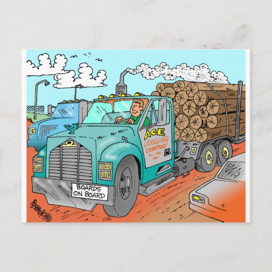 Trucker Gifts Briefkaart (Voorkant)