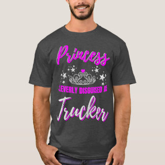 Trucker Gifts voor vrouwen Big Rig Vrouw Truck T-shirt