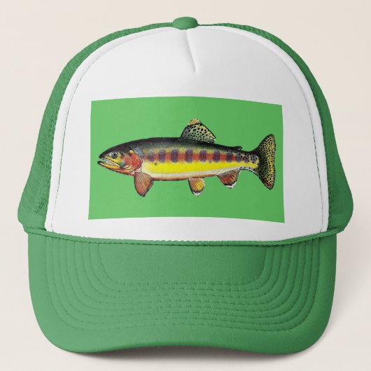 Trucker "Golden Trout"-pet Pet (Voorkant)