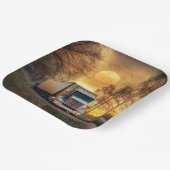 Trucker Happy Birthday Papieren Bordje (Gebogen)