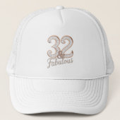 Trucker Hat - 32 & Uitstekend Pet (Voorkant)