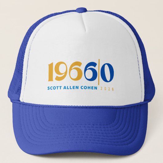 Trucker Hat Bday Logo Pet (Voorkant)