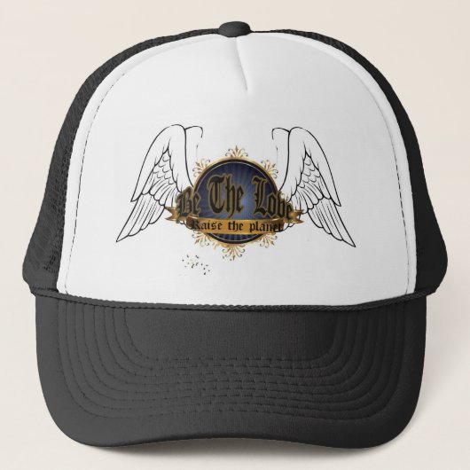 TRUCKER-HAT BE THE LOVE BLK TRUCKER PET (Voorkant)