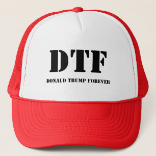 Trucker Hat DONALD TRUMP FOREVER DTF Pet