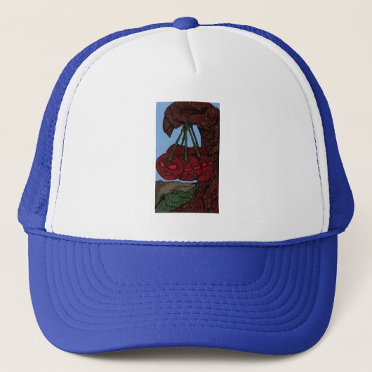 Trucker Hat, eigenaar van kersen Pet (Voorkant)