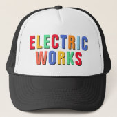 Trucker Hat Electric Works™ Pet (Voorkant)