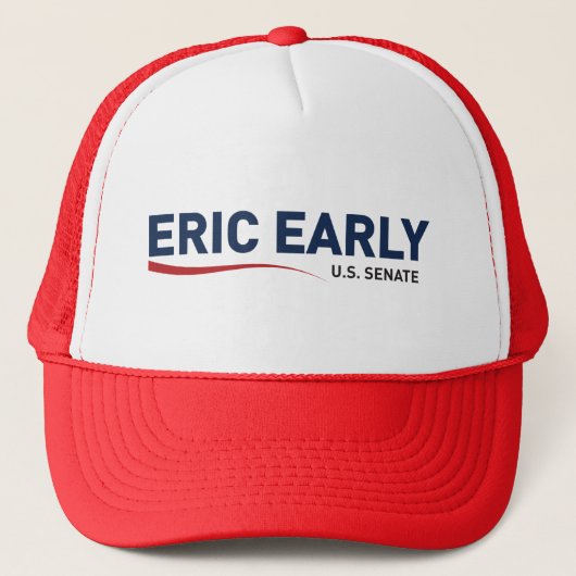 Trucker Hat Eric Early voor de Amerikaanse Senaat Trucker Pet (Voorkant)