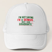 Trucker Hat- funny Graduation Quote Trucker Pet (Voorkant)