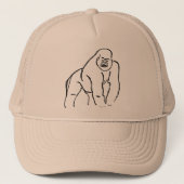 Trucker Hat Gorilla Pet (Voorkant)