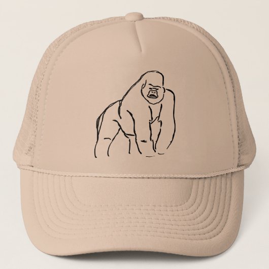 Trucker Hat Gorilla Pet (Voorkant)