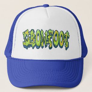 Trucker Hat, graffiti-poot Pet