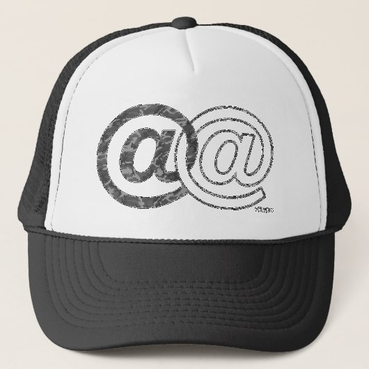 @@ Trucker Hat (GRAY CAMO) Pet (Voorkant)