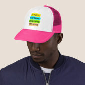 Trucker Hat hot pink SO_THIS_IS_HOW_BEING_AFSTUDER Pet (In situ)