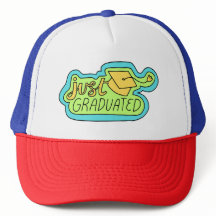 Trucker hat JUST_GRADUATED (probeer ook andere kle