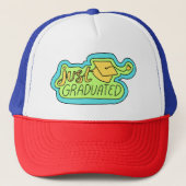 Trucker hat JUST_GRADUATED (probeer ook andere kle Trucker Pet (Voorkant)