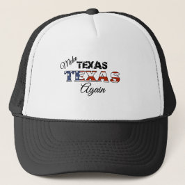 Trucker Hat: Maak Texas opnieuw Pet
